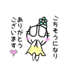 てる子さんは、営業事務（個別スタンプ：8）