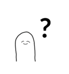 （英語入り）白いおばけちゃん（個別スタンプ：7）