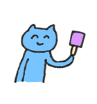 にこにことした猫 5 夏（個別スタンプ：3）