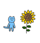 にこにことした猫 5 夏（個別スタンプ：6）