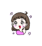 うるさい彼女と彼氏くん（個別スタンプ：4）
