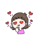 うるさい彼女と彼氏くん（個別スタンプ：5）