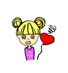 日女。（個別スタンプ：12）