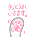 涼ねこ♡肉球 でか文字3 日常と敬語（個別スタンプ：12）