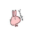 てがきうさぎのうさまるこ（個別スタンプ：2）