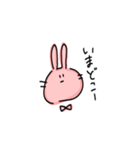 てがきうさぎのうさまるこ（個別スタンプ：12）
