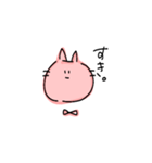 てがきうさぎのうさまるこ（個別スタンプ：20）