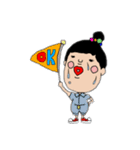 汗かき女子（個別スタンプ：4）