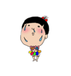 汗かき女子（個別スタンプ：5）