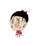 汗かき女子（個別スタンプ：6）