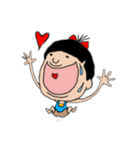 汗かき女子（個別スタンプ：7）