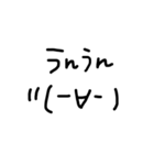 とにかく使える顔文字（個別スタンプ：20）
