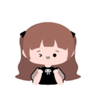 まるっこ おんなのこ（個別スタンプ：5）