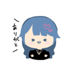 まるっこ おんなのこ（個別スタンプ：7）