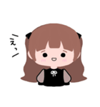 まるっこ おんなのこ（個別スタンプ：9）