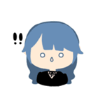 まるっこ おんなのこ（個別スタンプ：10）