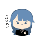 まるっこ おんなのこ（個別スタンプ：13）