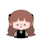まるっこ おんなのこ（個別スタンプ：15）