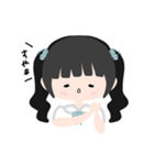 まるっこ おんなのこ（個別スタンプ：17）
