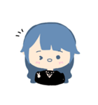 まるっこ おんなのこ（個別スタンプ：23）