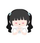 まるっこ おんなのこ（個別スタンプ：30）