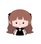 まるっこ おんなのこ（個別スタンプ：35）