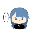 まるっこ おんなのこ（個別スタンプ：36）