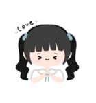 まるっこ おんなのこ（個別スタンプ：40）