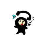 くろでんわん（個別スタンプ：6）