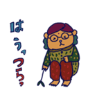 インド風メガネぐま（個別スタンプ：6）