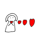 つめ子のすたんぷ【表情筋】（個別スタンプ：18）