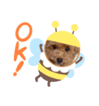 トイプードルワンコ2（個別スタンプ：1）