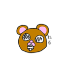 落書き熊の日常（個別スタンプ：1）