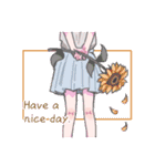 ほのぼの 女の子の日常スタンプ（個別スタンプ：40）