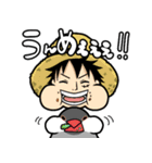 ONE PIECE×ことりカフェ心斎橋スタンプ（個別スタンプ：1）