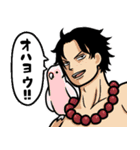 ONE PIECE×ことりカフェ心斎橋スタンプ（個別スタンプ：15）