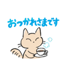 ねこのちゃのまる (丁寧・敬語)（個別スタンプ：7）