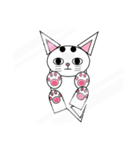 白猫テンテン（個別スタンプ：20）