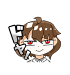 話の腰複雑骨折JK（個別スタンプ：1）