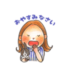 ポニーテールちゃんの敬語スタンプ❤️（個別スタンプ：4）