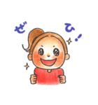 ポニーテールちゃんの敬語スタンプ❤️（個別スタンプ：19）