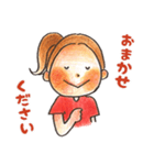 ポニーテールちゃんの敬語スタンプ❤️（個別スタンプ：26）