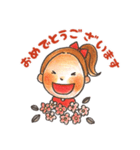 ポニーテールちゃんの敬語スタンプ❤️（個別スタンプ：30）