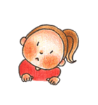 ポニーテールちゃんの敬語スタンプ❤️（個別スタンプ：37）