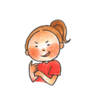 ポニーテールちゃんの敬語スタンプ❤️（個別スタンプ：39）
