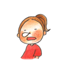 ポニーテールちゃんの敬語スタンプ❤️（個別スタンプ：40）