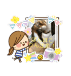 白猫と茶猫の生活（個別スタンプ：5）