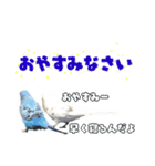 家族連絡 インコ1（個別スタンプ：16）