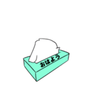 シュールなティッシュ（個別スタンプ：3）