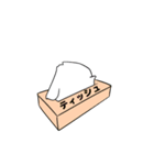 シュールなティッシュ（個別スタンプ：8）